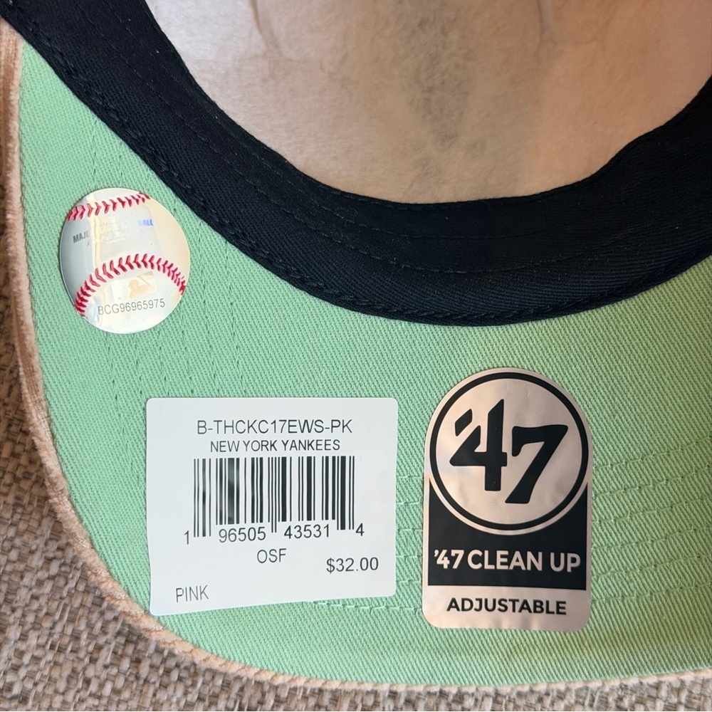 MLB 47 brand Summer Corduroy New York Yankees Cap adjustable - Picture 7 of 10